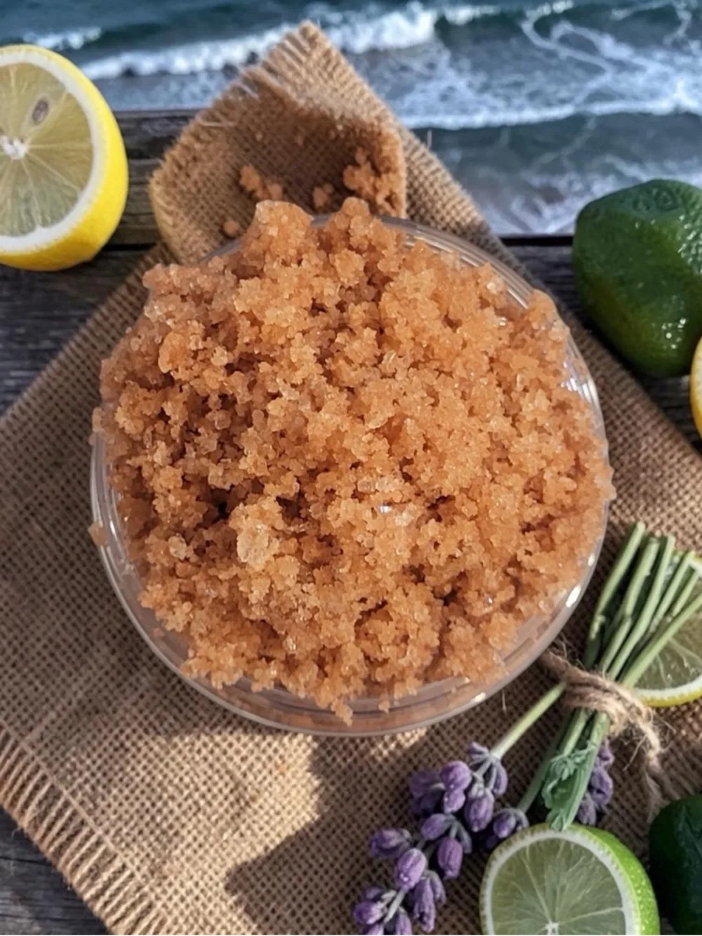 Fresh Tides exfoliation Pink Himalayan salt scrub Orchid & Vine